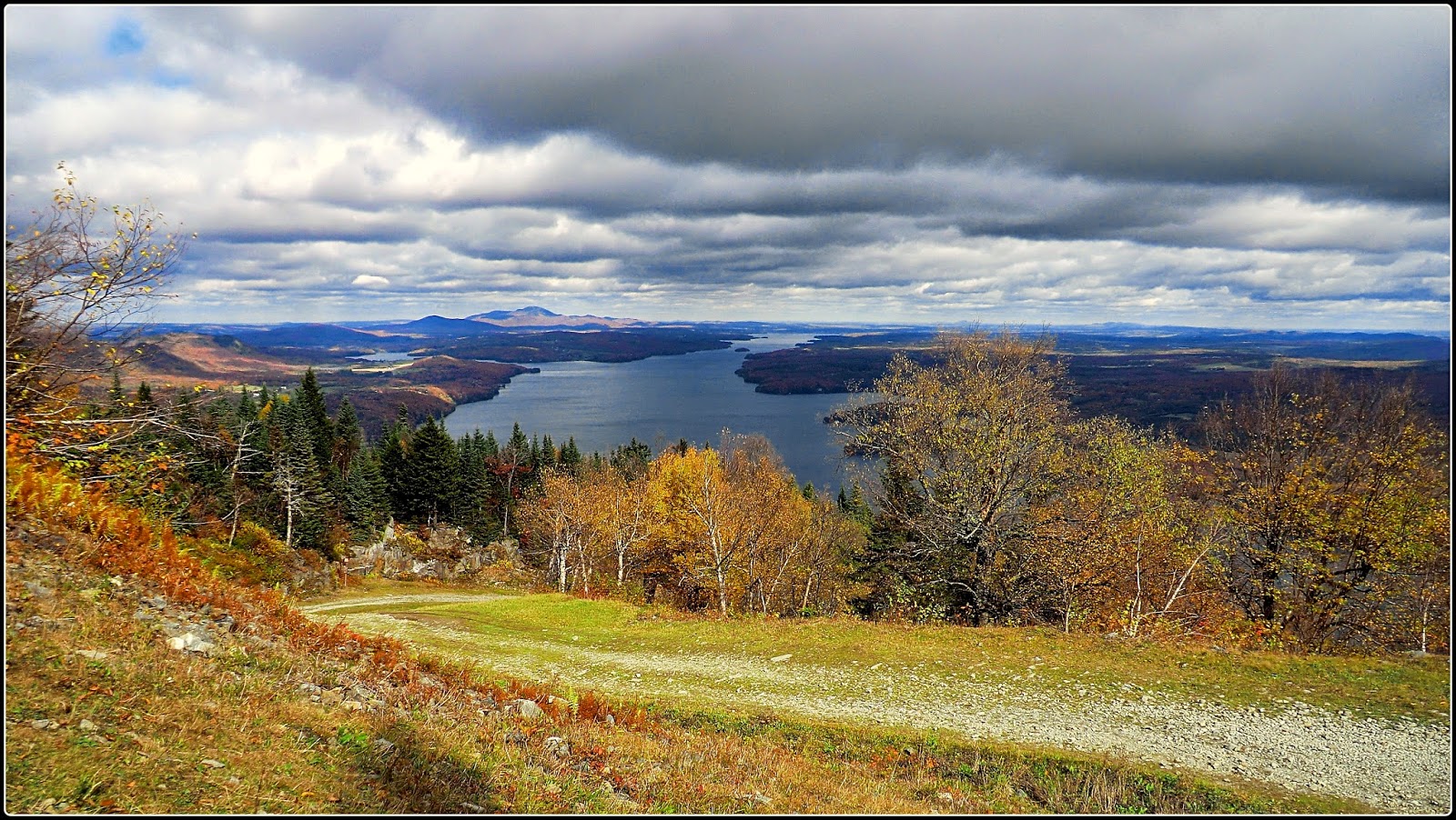 Lake Memphremagog panoramic view